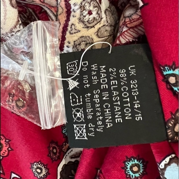 HELL BUNNY Sugar Skull Sweetheart Neckline Mini Dress Size L - Picture 10 of 10